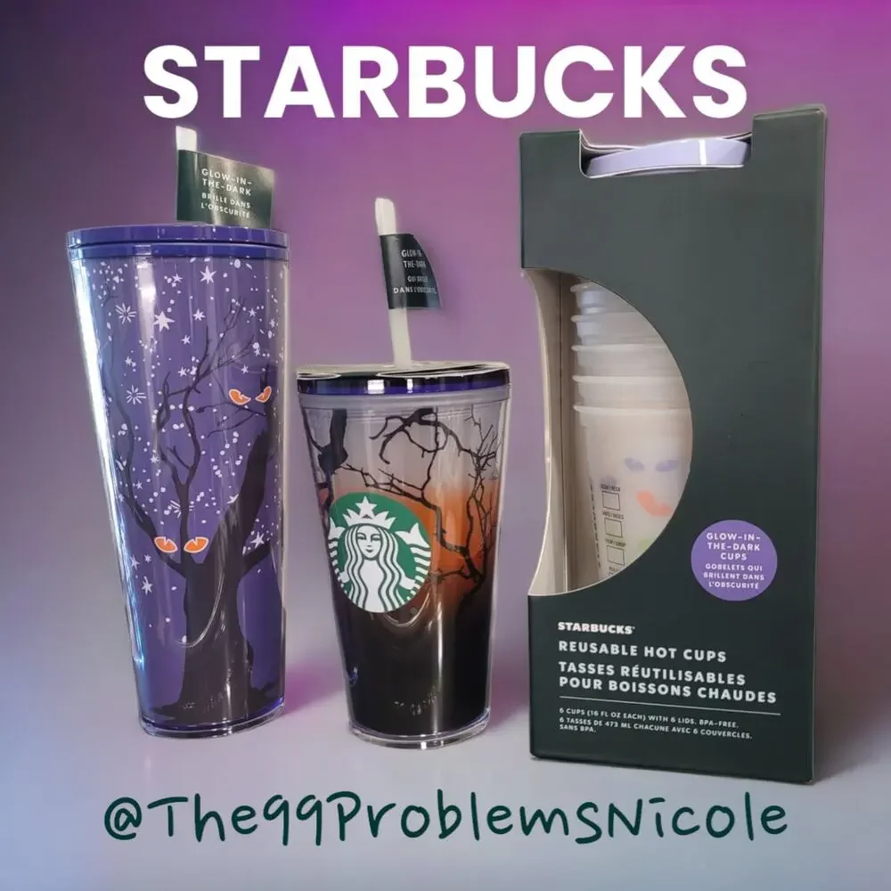 Starbucks Glow in the Dark Tumbler Set